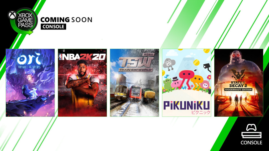 Xbox Game Pass - Próximamente - Marzo 2020