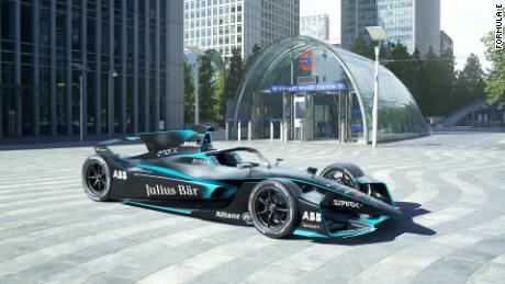 La Fórmula E revela un nuevo diseño de automóvil con una aleta tipo tiburón