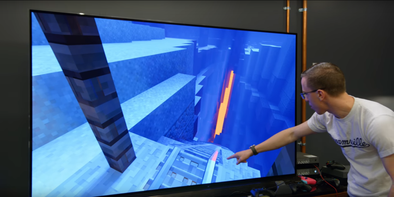 Así es como se ve Minecraft con el trazado de rayos en Xbox Series X