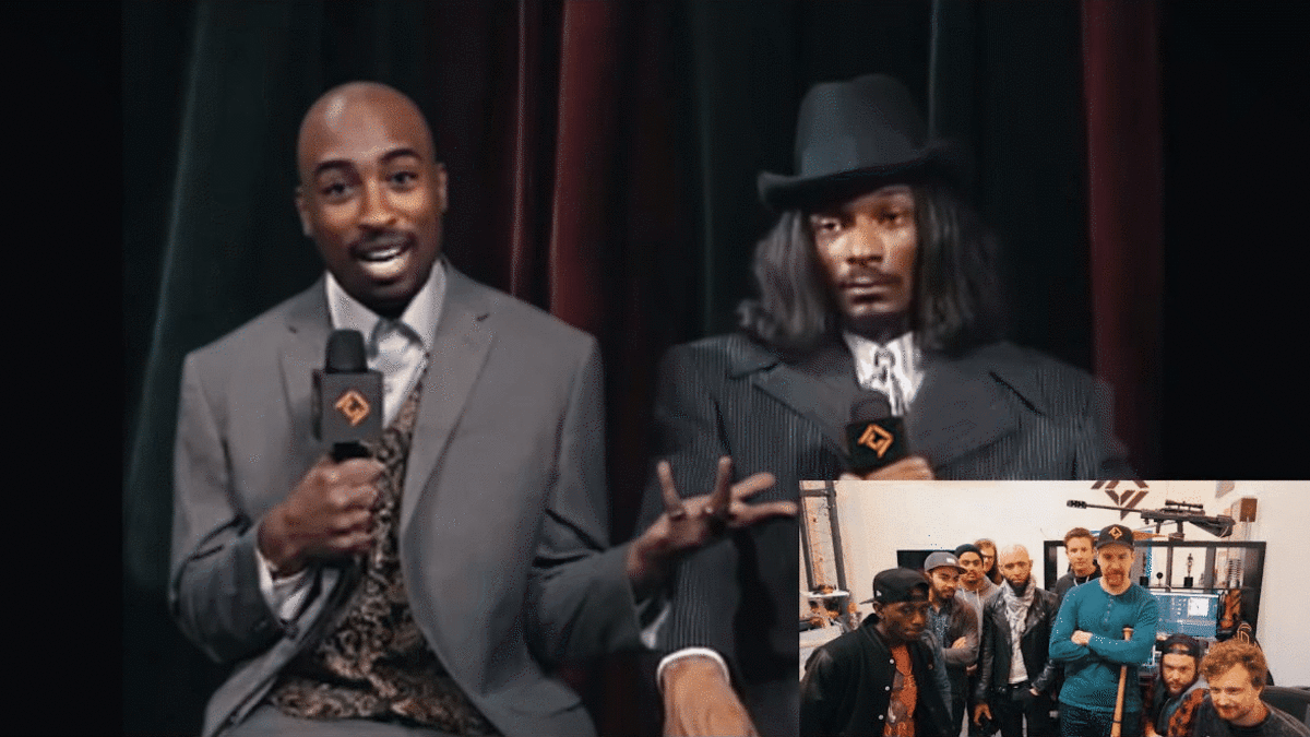 Este equipo de efectos visuales hizo un Tupac Deepfake para rap con Snoop Dogg