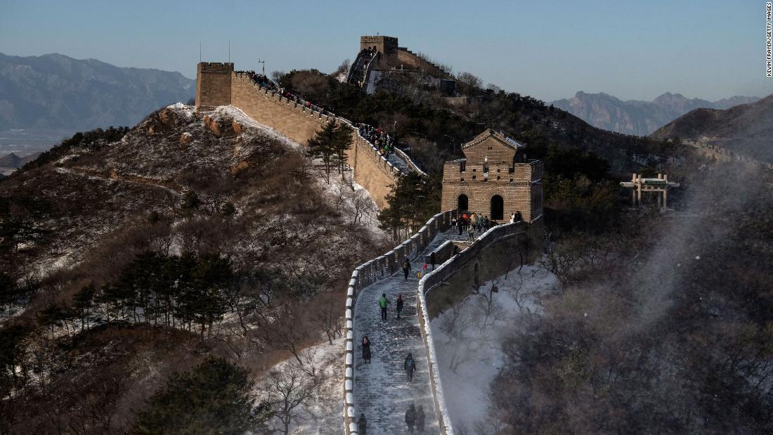 La sección de la Gran Muralla China está reabriendo a los visitantes