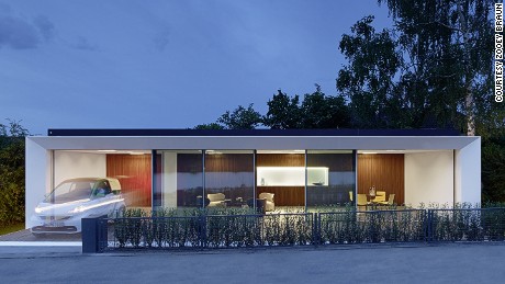 Los arquitectos alemanes Aktivhaus dicen que esta casa produce el doble de energía que consume.