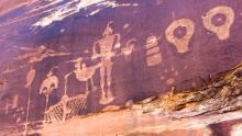 El arte rupestre antiguo está lleno de misiles cuando los mormones atravesaban Bears Ears en Utah. 