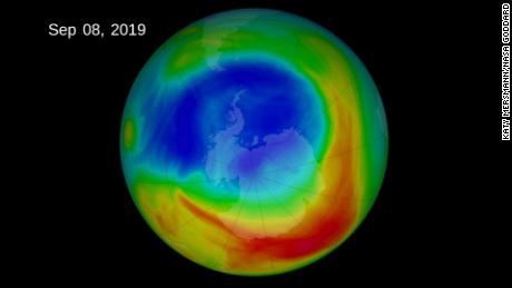 El agujero de ozono en la Antártida es el más pequeño desde que se descubrió.
