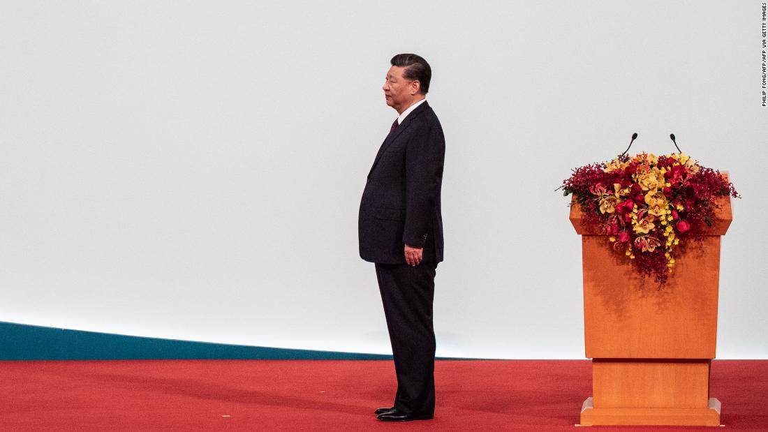 China's President Xi Jinping in Macau on December 20, 2019.