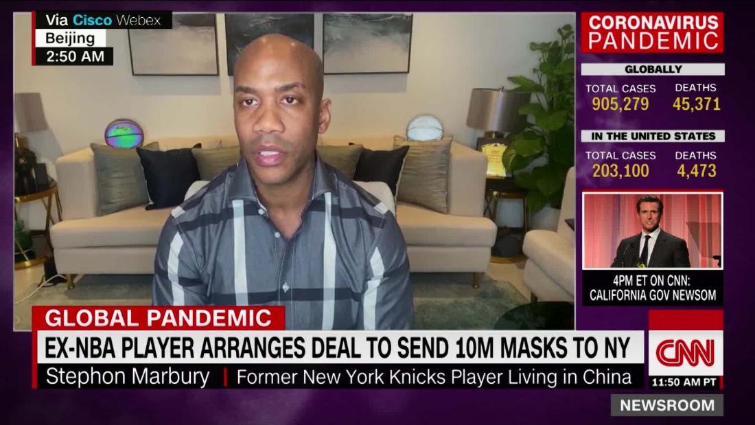 La ex estrella de la NBA Stephon Marbury ayudará a traer máscaras a Nueva York