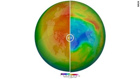 Los científicos han notado cuál podría ser el agujero más grande jamás registrado en la capa de ozono del Ártico