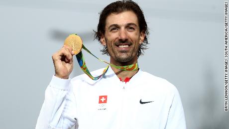 Cancellara gana una de sus dos medallas de oro en los Juegos Olímpicos de 2016 en Río.