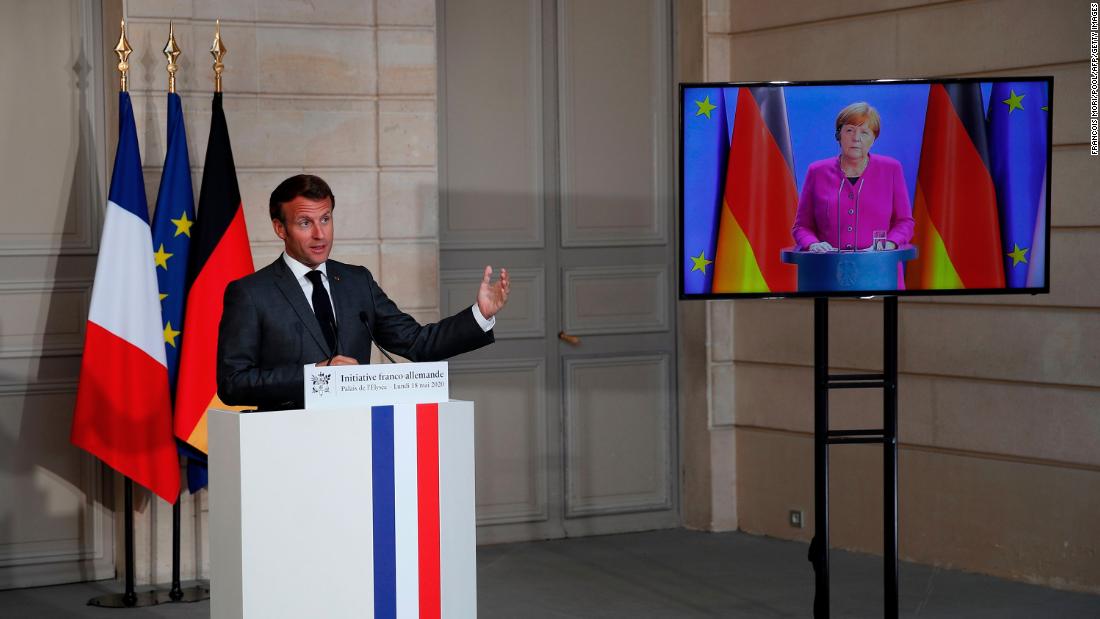Alemania y Francia proponen 500 mil millones de euros del fondo de recuperación de la UE