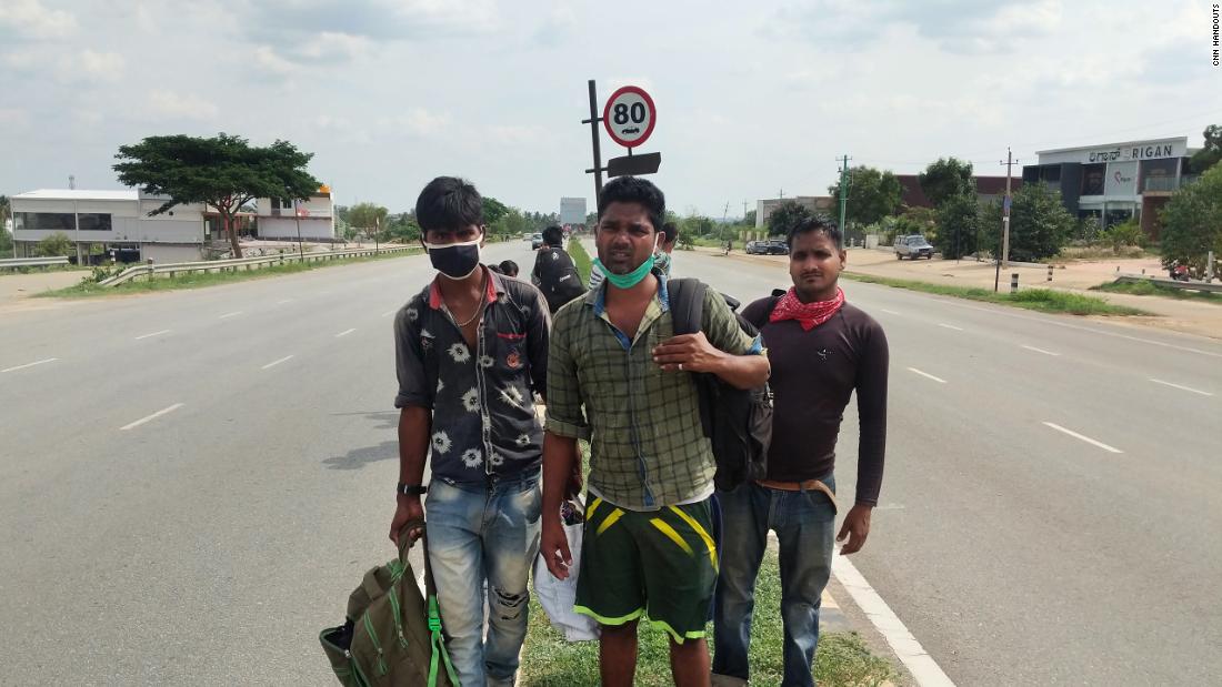 Bloqueo de coronavirus en India: un hombre cansa 1250 millas para viajar a casa ... a pie