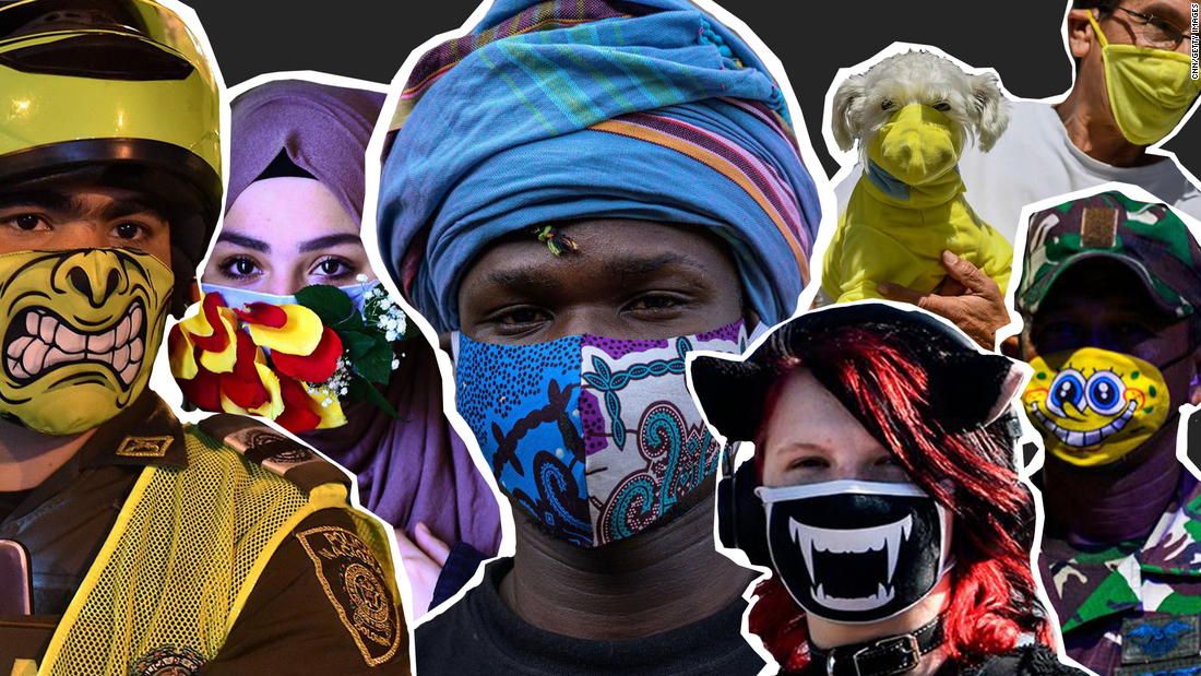 En 2020, las máscaras no son solo para protección: se usan para hacer una declaración