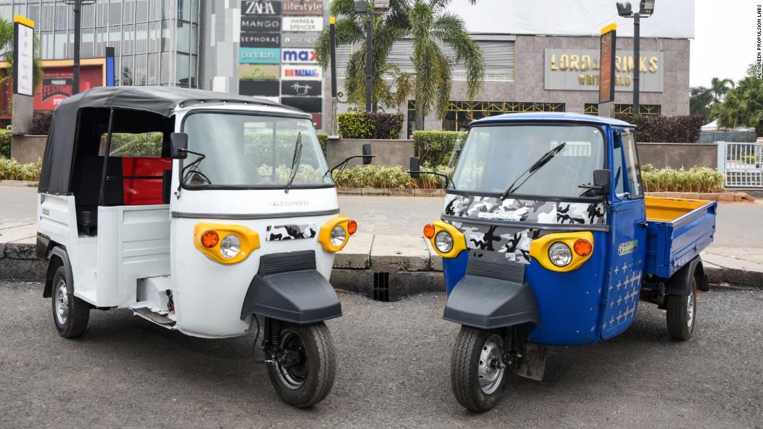 Ha aparecido una nueva posición en la carrera de rickshaw eléctricos en India