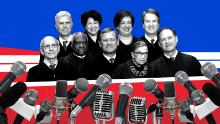 Los jueces de la Corte Suprema se portan bien por teléfono. Puede afectar quién gana