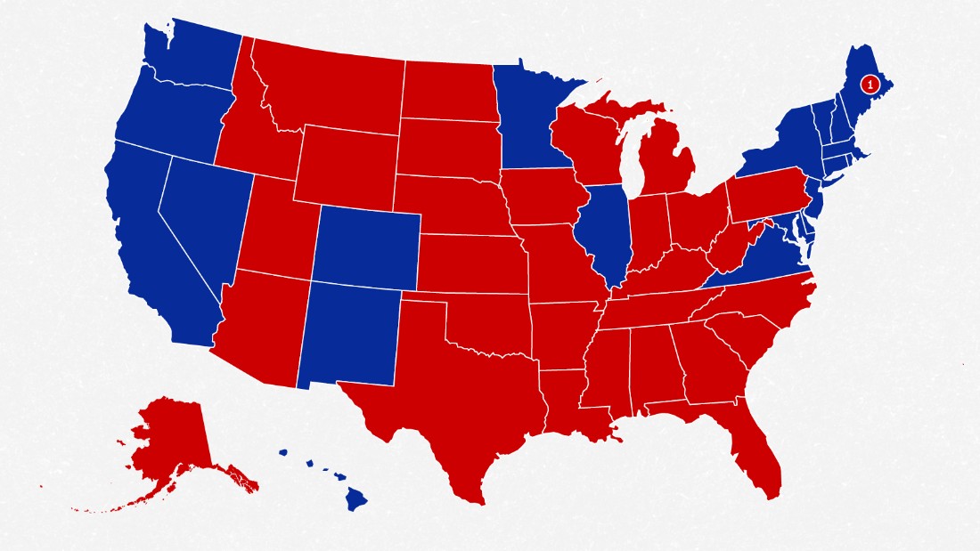 El mapa electoral ahora se inclina mal contra Donald Trump