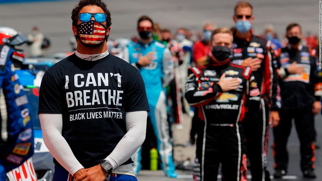 NASCAR Bubba Wallace quiere deshacerse de las pistas de carreras con la bandera confederada