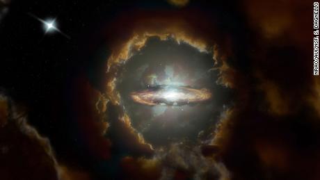 Los astrónomos encuentran el disco de Wolfe, una galaxia poco probable en un universo distante 