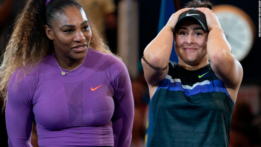 La campeona del US Open, Bianca Andreescu, quiere "superar a Serena"