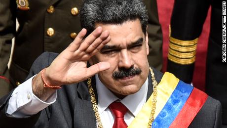 El presidente venezolano, Nicolás Maduro, llega para su discurso anual a la nación en la Asamblea Nacional el 14 de enero.