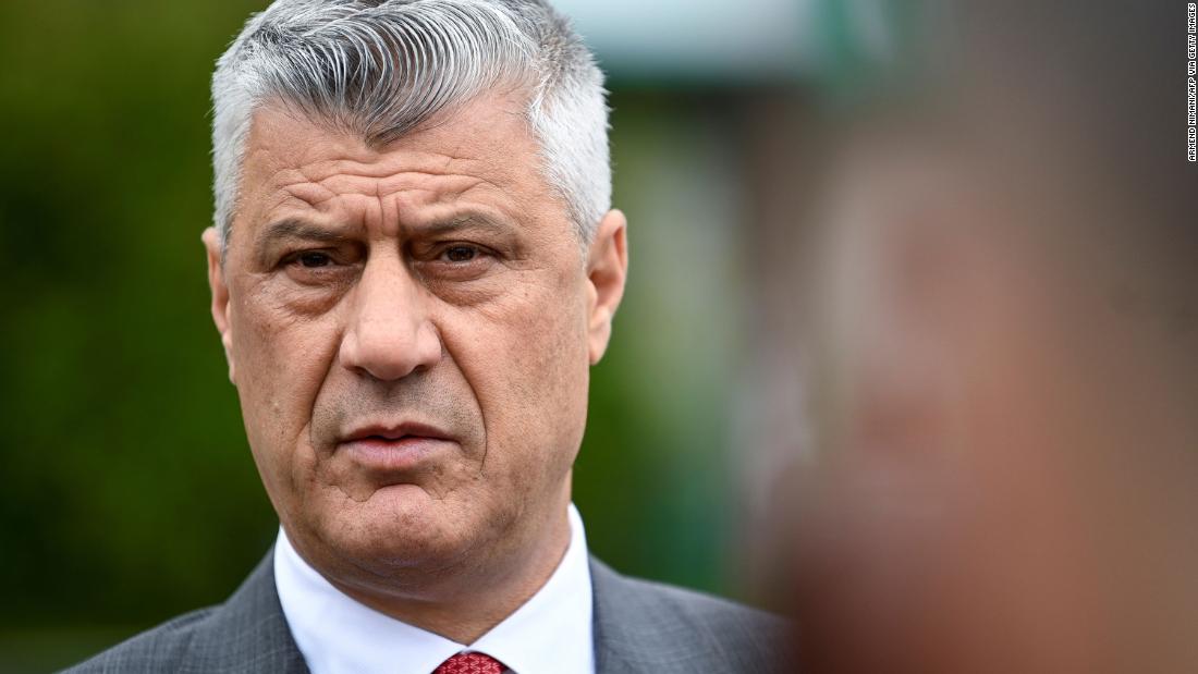 El presidente de Kosovo, Hashim Thaçi, acusado de crímenes de guerra, cancela la visita a la Casa Blanca