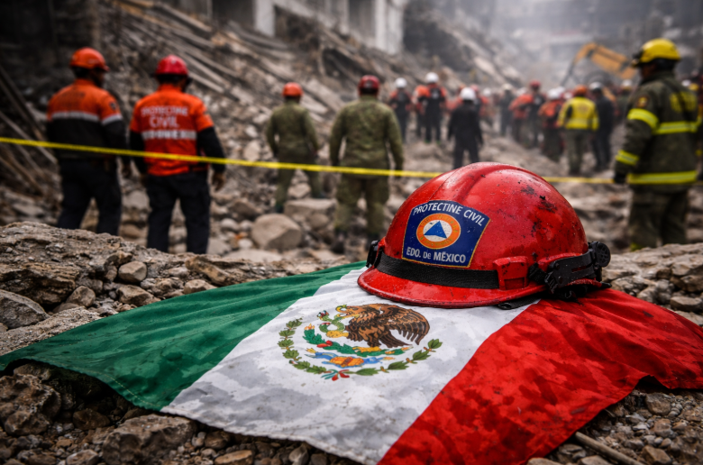 Muere elemento de PC del Edomex en derrumbe en Naucalpan; sube a siete el número de muertos